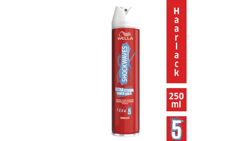WELLA Shockwaves Ultra Strong Power Hold Haarlack 250 ml