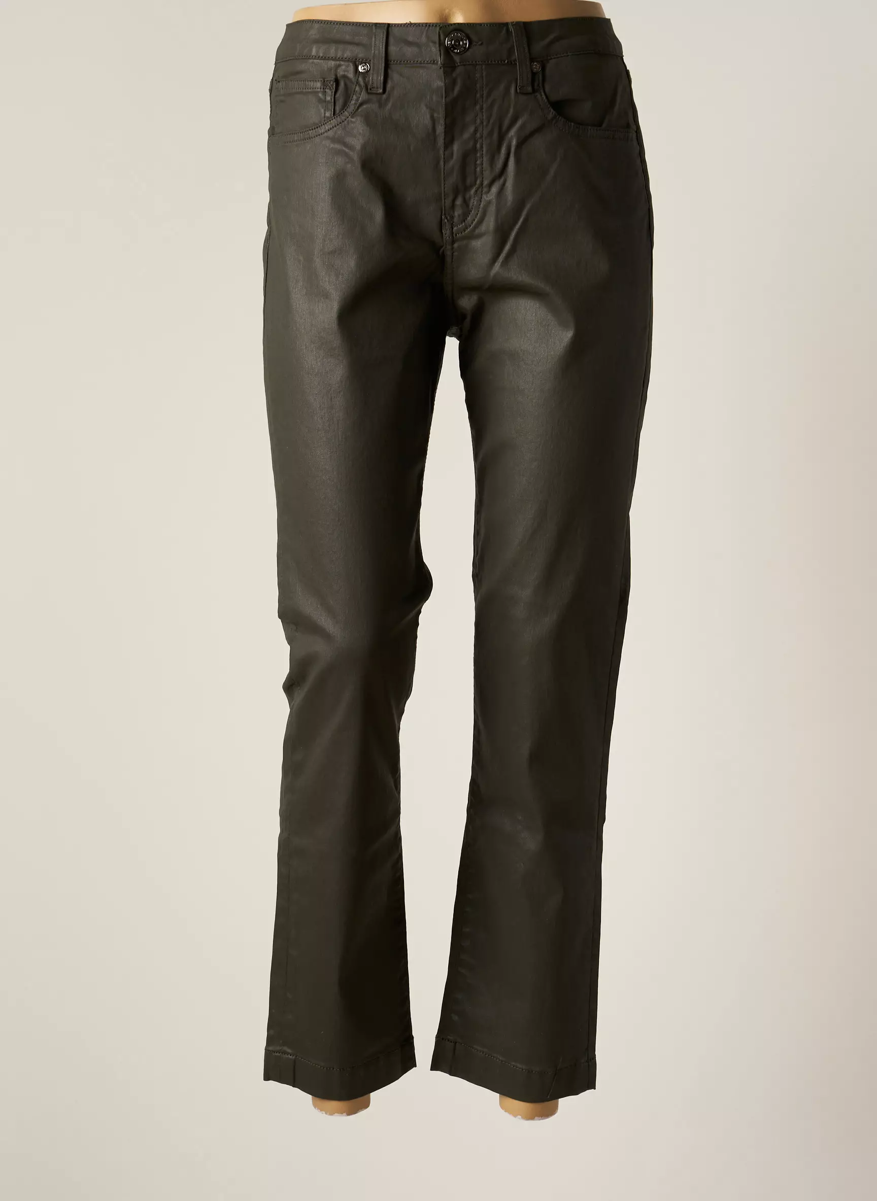 Denim Studio Pantalons Droits Femme couleur vert
