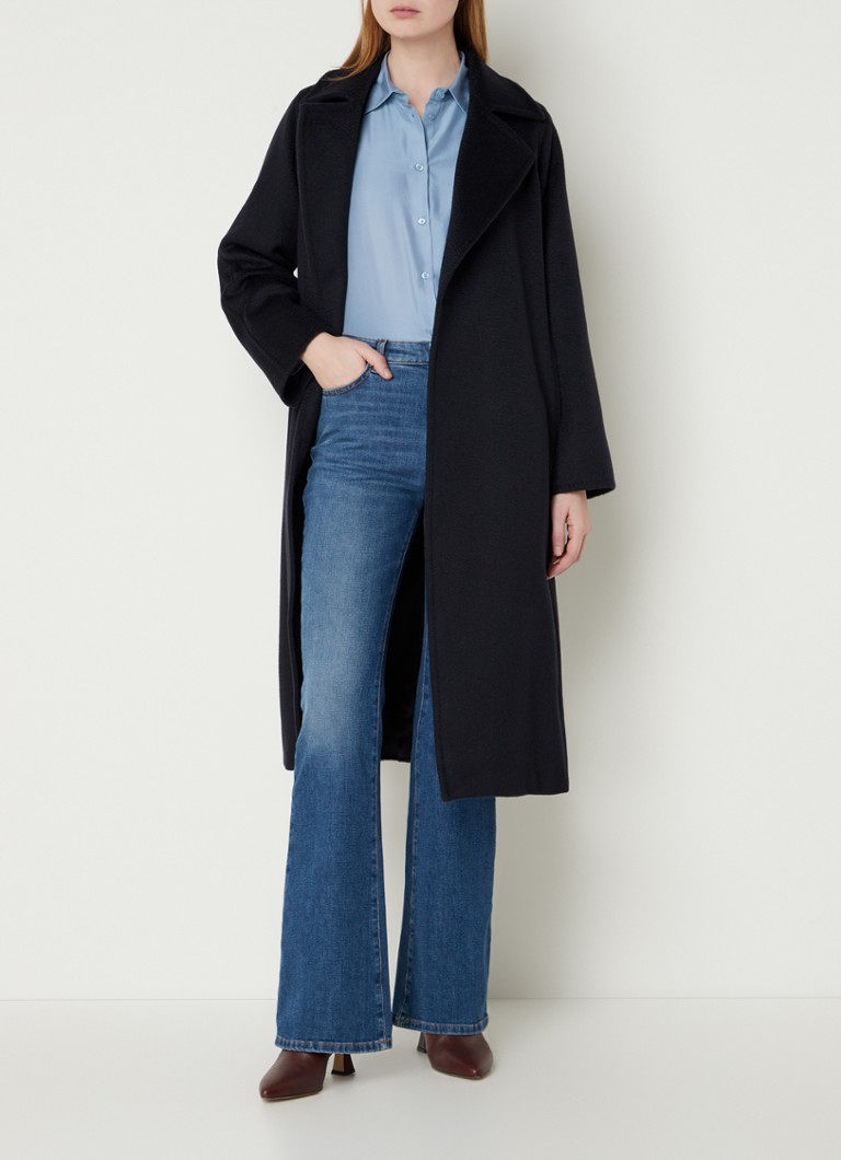Παλτό MaxMara Manuela με ζώνη και πλαϊνές τσέπες