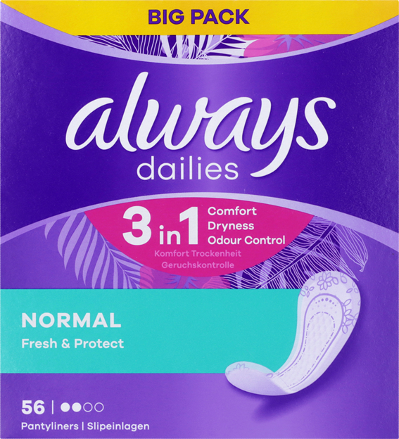 Always Slipeinlage Fresh & Protect Normal