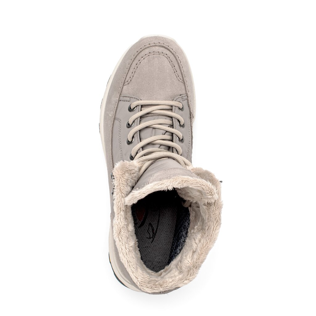 rollingsoft Schnürstiefelette grau