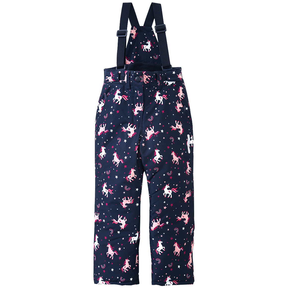 Mädchen Schneehose mit Einhorn-Allover