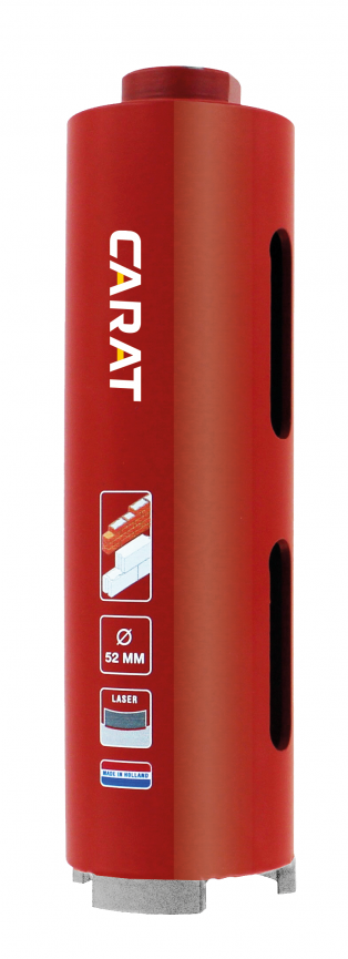Carat HTE0521504 Διαμαντένιο τρυπάνι ξηρού τύπου Ø52x150xM16 για τούβλα και ασβεστοπυριτικά τούβλα