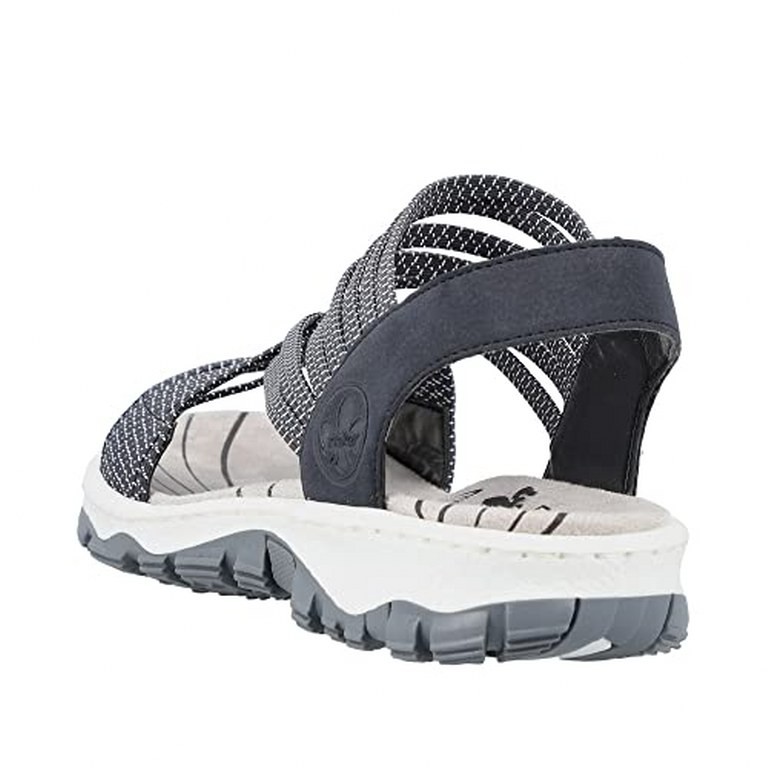 RIEKER Klassische Sandalen blau