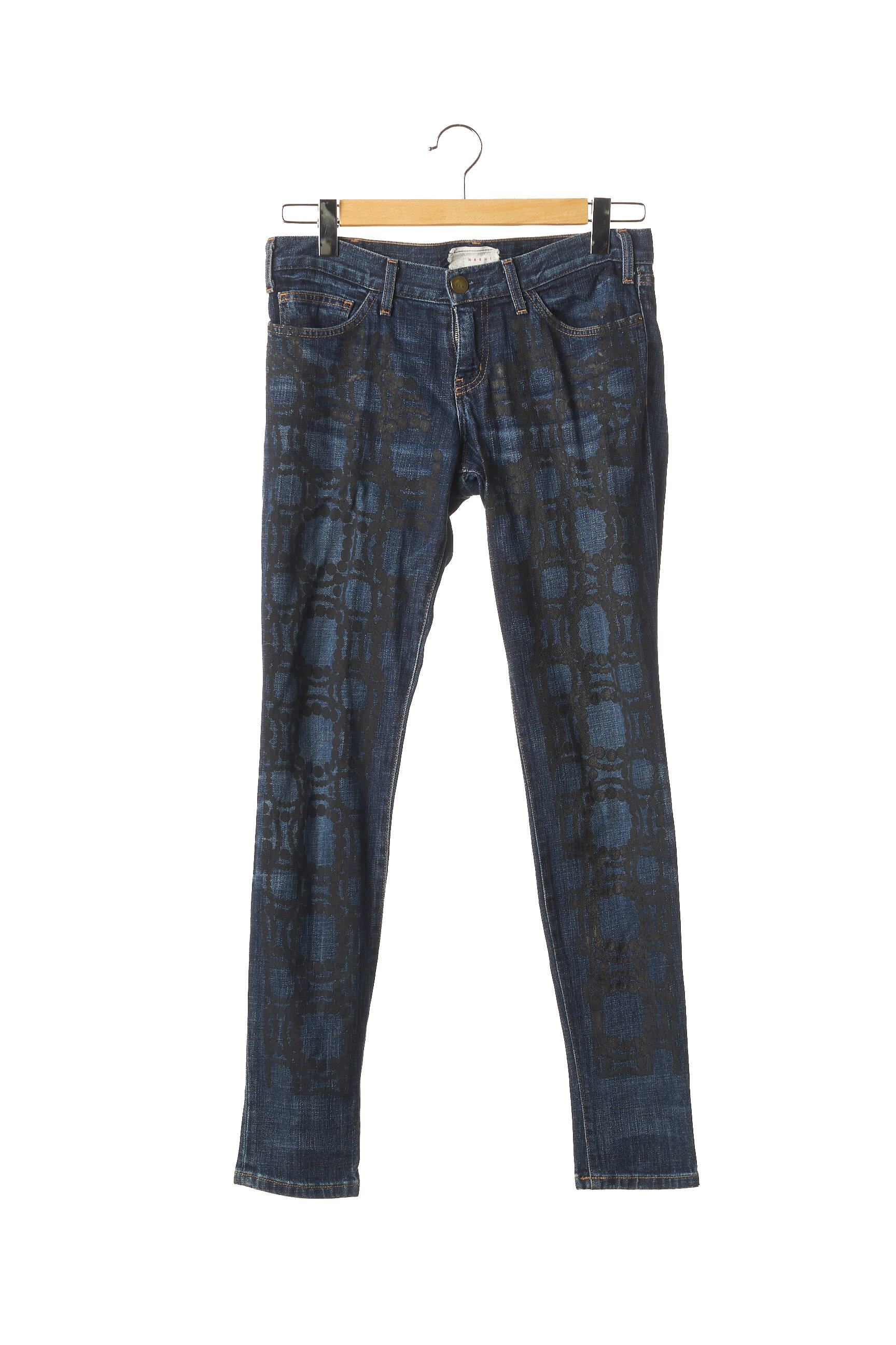 Currente Elliott Jeans Coupe Slim Femme couleur bleu