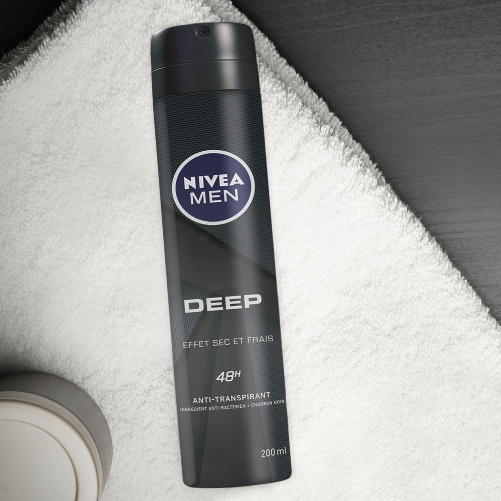 nivea DEEP - Déodorant spray Anti-transpirant48H Déodorant spray homme