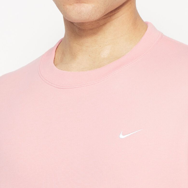 NIKE NRG Solo Swoosh Fleece Crew bleached coral/white