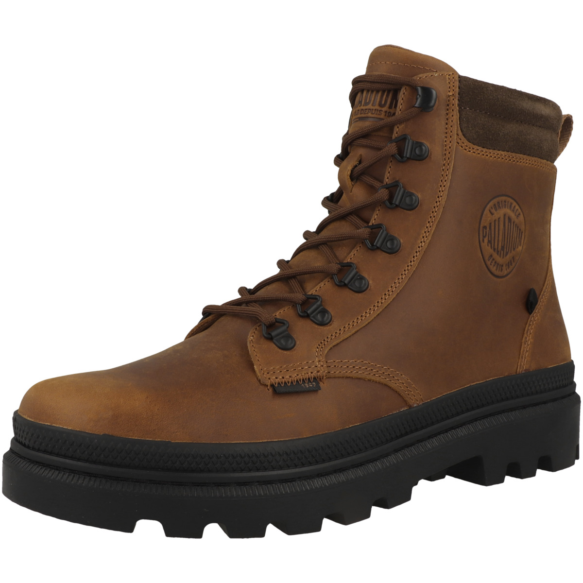 Palladium Pallatrooper Hiker Leather Schnürboots braun