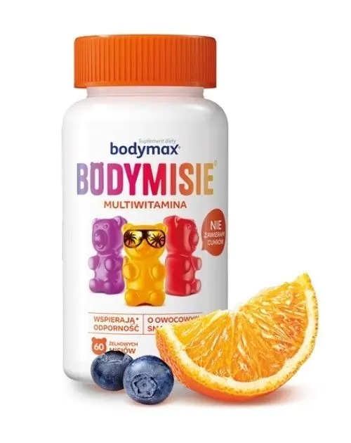 Bodymax Bodymisie Multivitamin, Jelly Beans til børn fra 3 år og voksne, Frugtsmag
