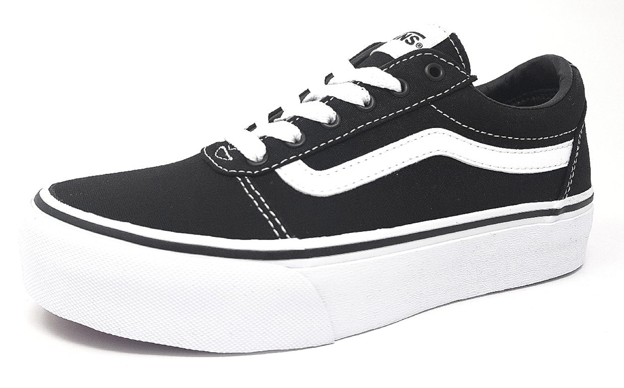 Vans Ward Platform VN0A4UUV1871 Schwarz 1871 Black/White