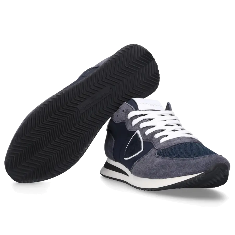 Philippe Model - Sneaker low TZLU Veloursleder - blau