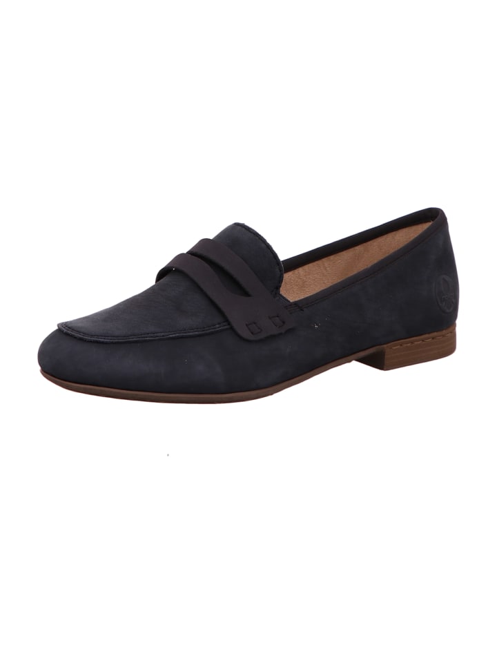 rieker Klassische Slipper in Blau günstig kaufen