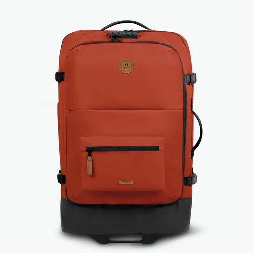 Kaikoura medium 2-wheel soft suitcase, orange