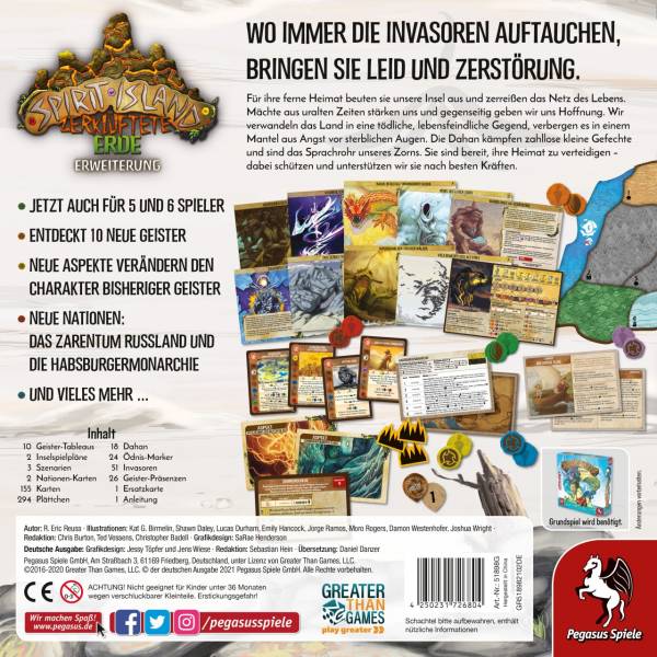 Spirit Island: Zerklüftete Erde (Erw.)