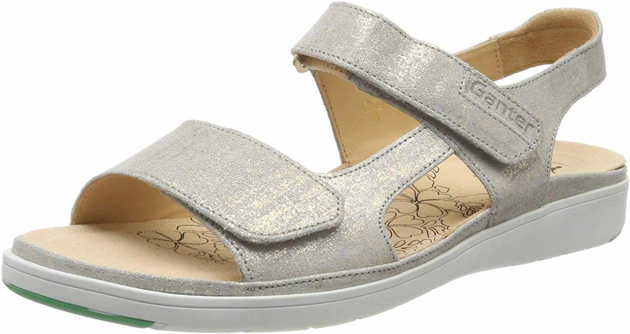 GANTER Riemchen Sandalen grau