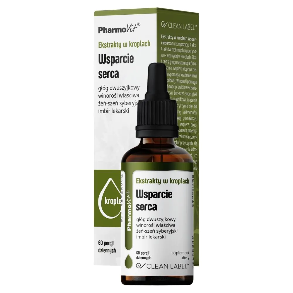 Pharmovit Clean Label ekstrakti u kapima za podršku srcu 30 ml
