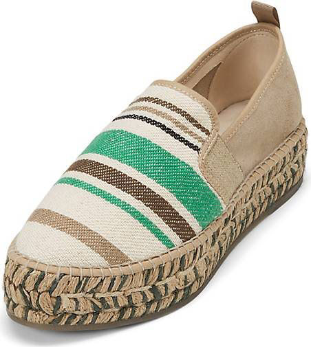Marc O'Polo Plateau-Espadrilles aus robustem Canvas