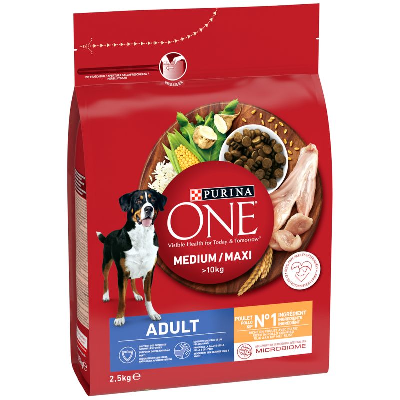 PURINA ONE Medium/Maxi Adult Huhn
