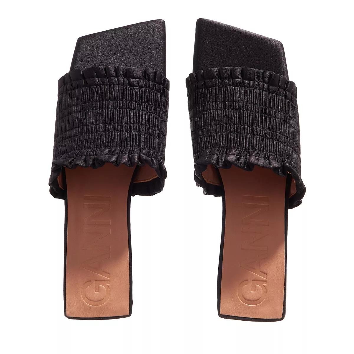 GANNI Pantoletten schwarz Mule