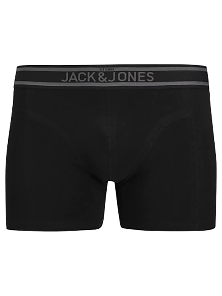 Jack & Jones 3er-Set: Boxershorts in Grau/ Grün/ Schwarz günstig kaufen