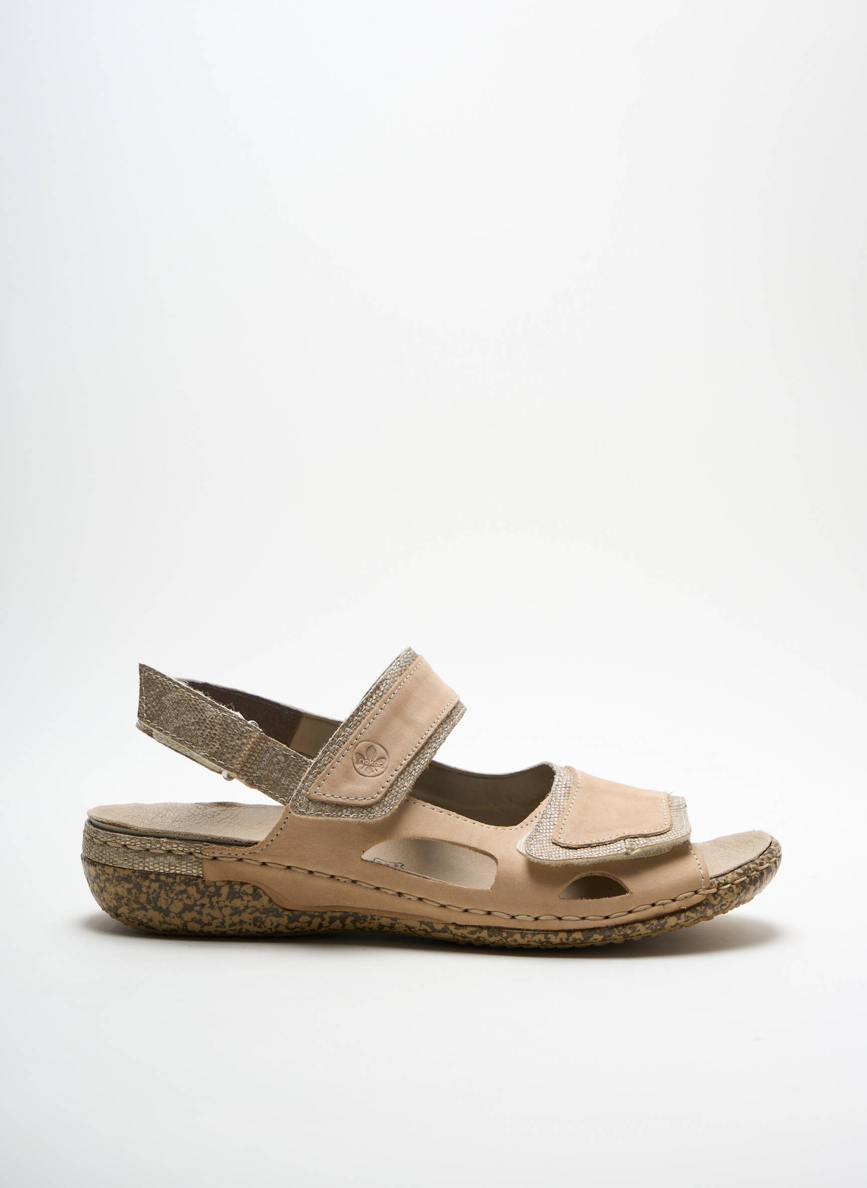 Rieker Sandales Nu Pieds Femme couleur beige