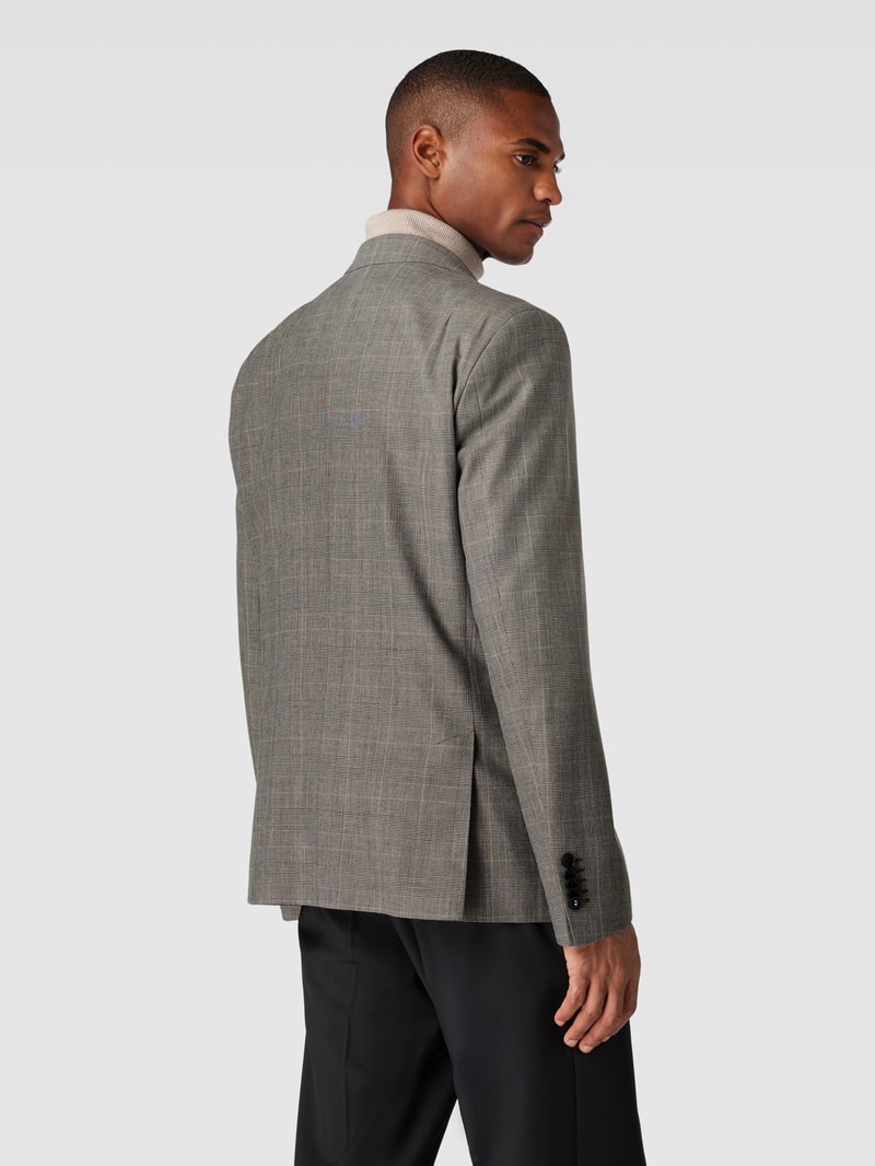 Sakko mit Glencheck-Muster Modell 'Aidan' in beige