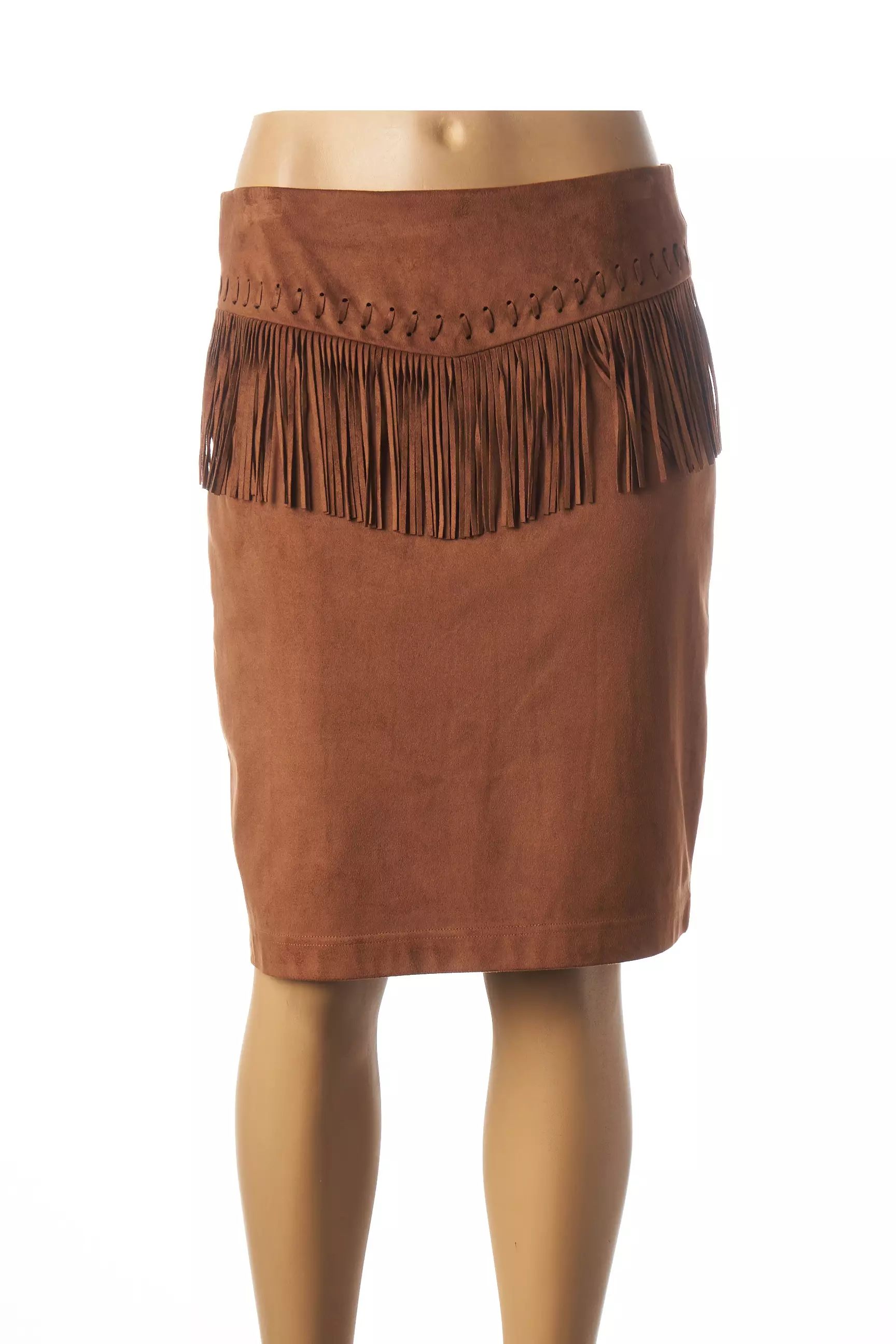 Julie Guerlande Jupes Mi Longues Femme couleur marron
