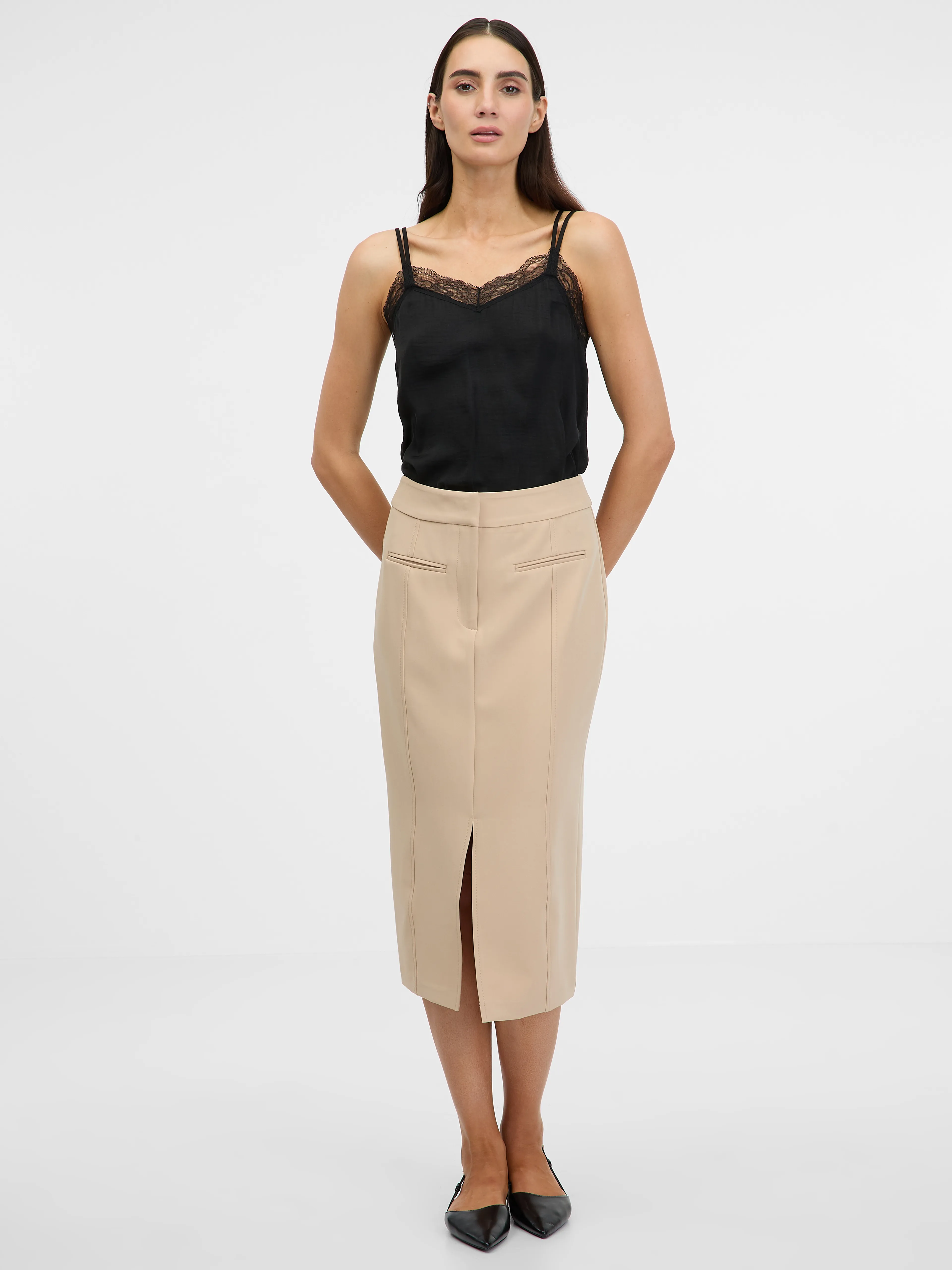 Hellbrauner Damen-Rock ORSAY