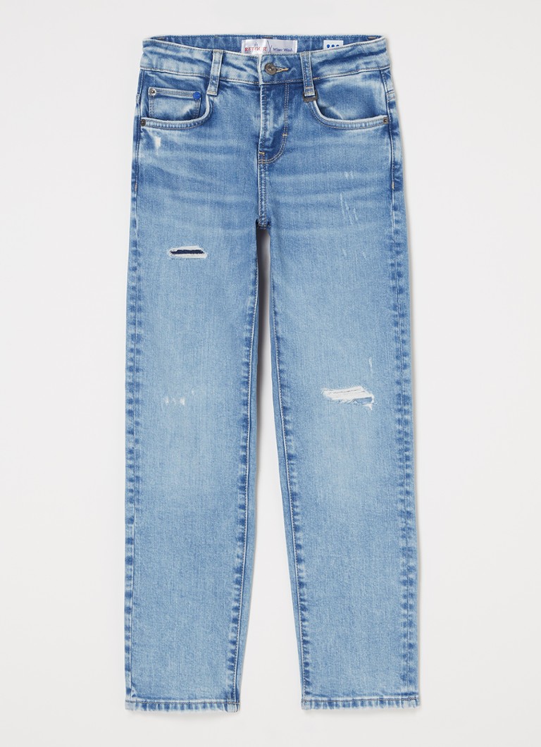 Blugi Landon cu spate drept, cu material elastic