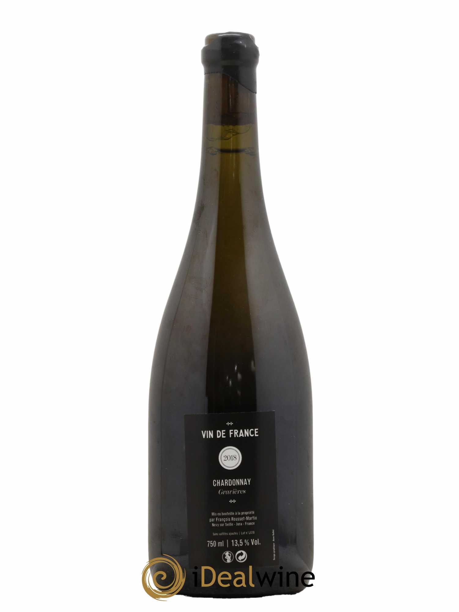 Vin de France Gravières François Rousset Martin  2018 - Lot de 1 Bouteille