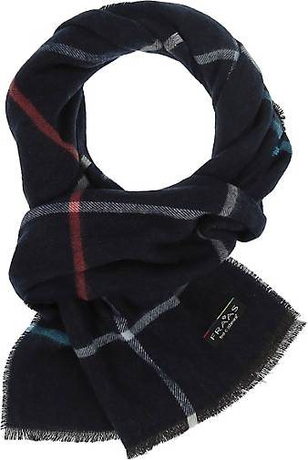 FRAAS Sustainability Edition - Cashmink-Schal mit elegantem XL-Karo - Made in Germany