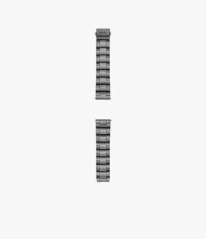 Fossil Edelstahlband für Herrenuhr 22 mm Grau