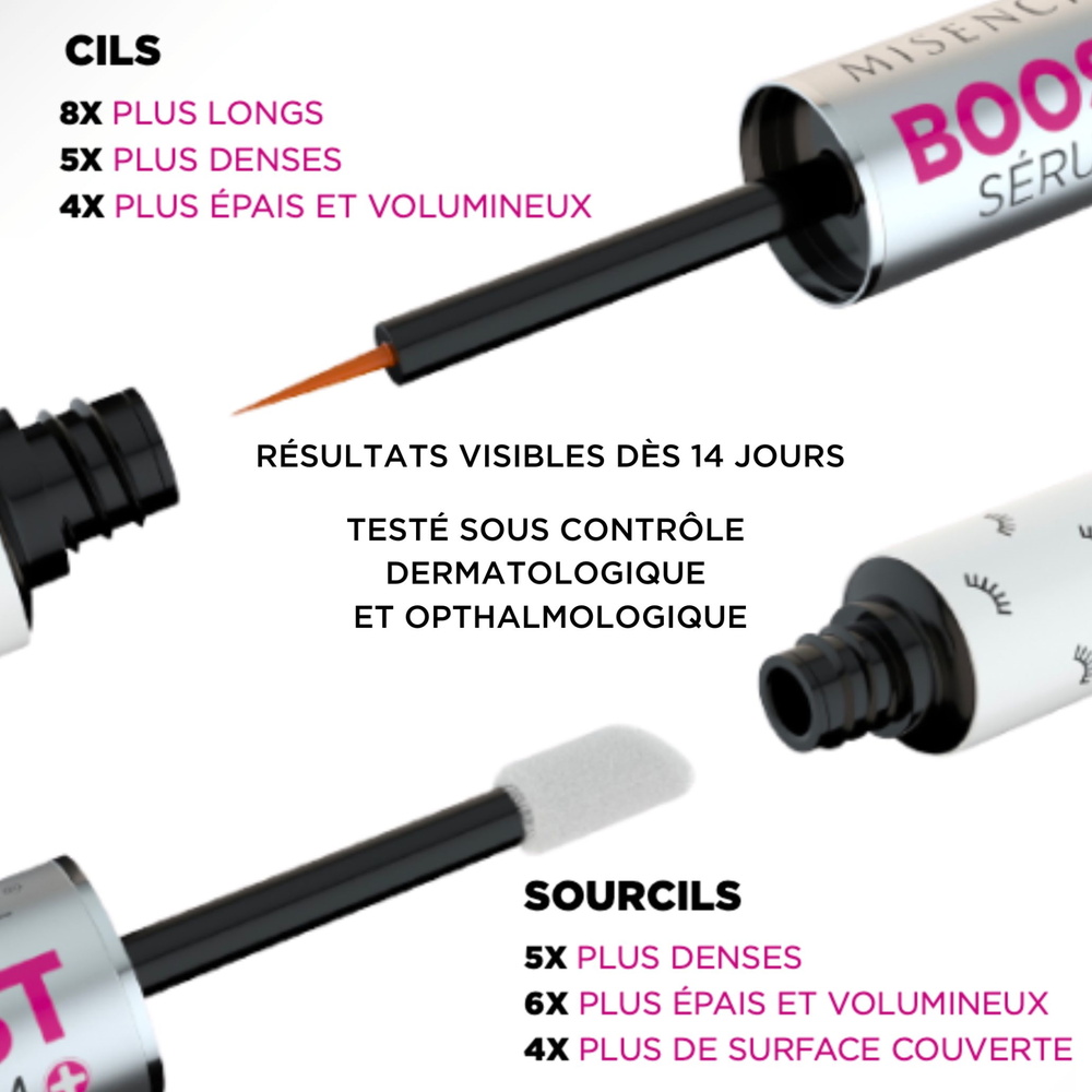 misencil SERUM BOOST Serum Croissance Cils Sourcils
