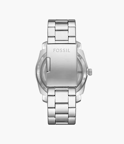 Fossil Uhr Machine Automatikwerk Edelstahl