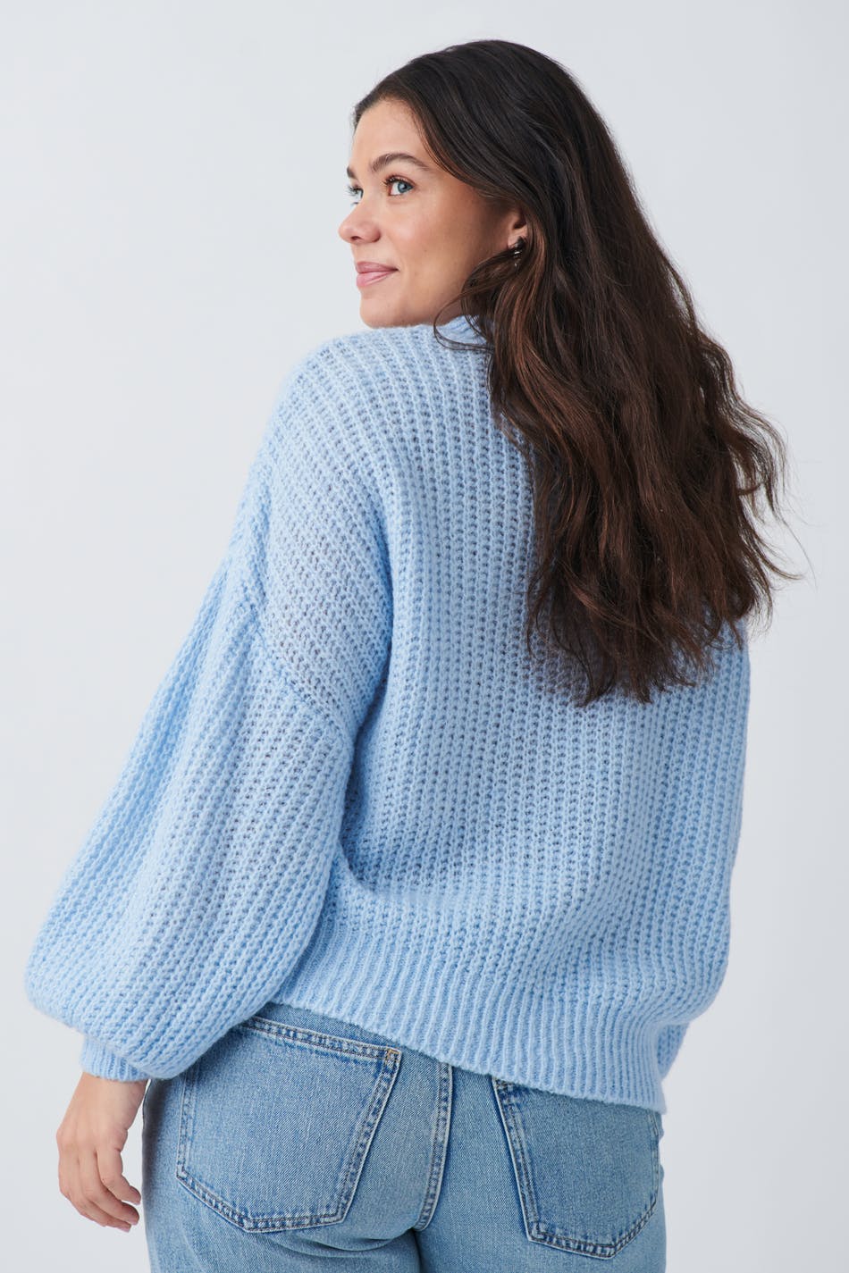Chunky knitted sweater