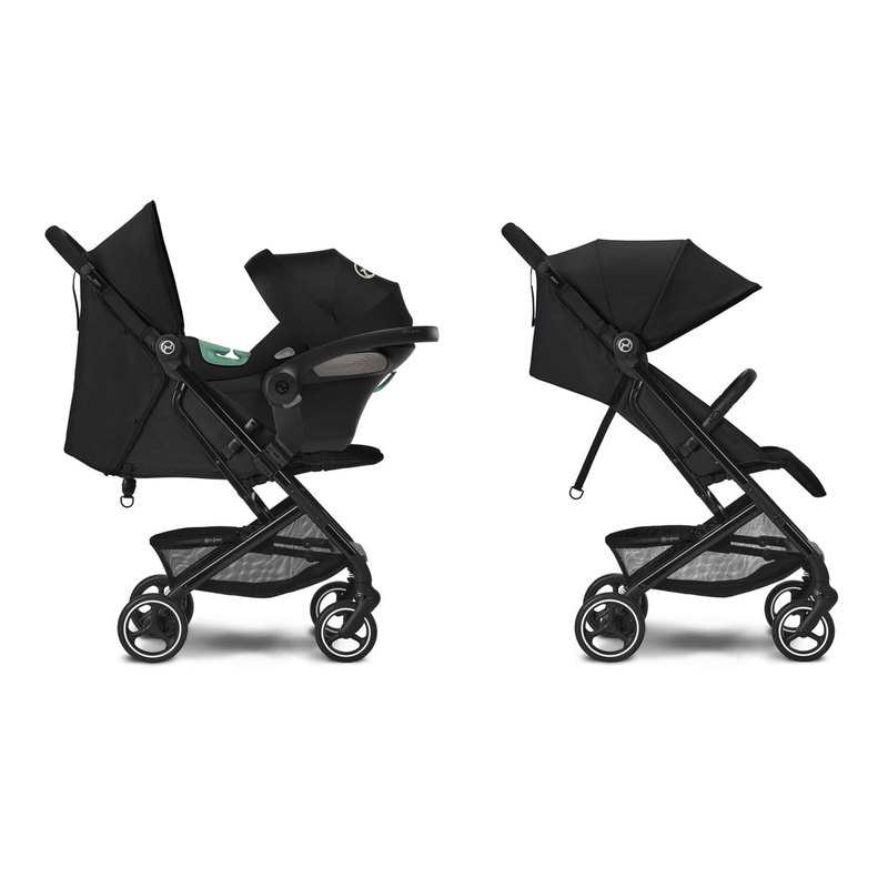 Poussette compacte et citadine Beezy Moon Black Cybex