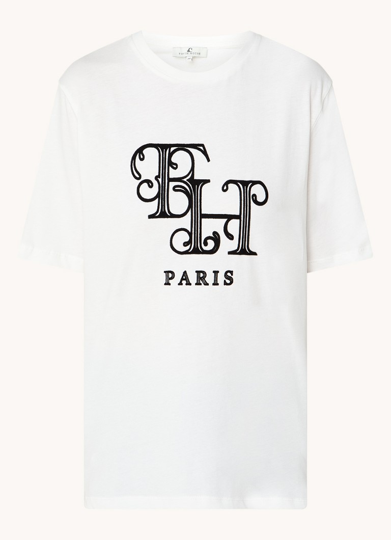 T-shirt Fifth House Daniel con logo in rilievo