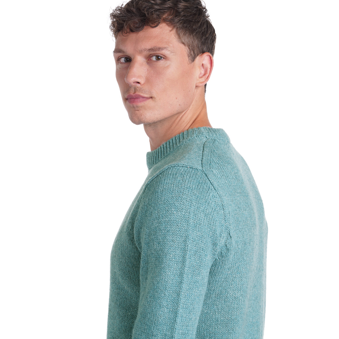 Herren Strickpullover unifarben