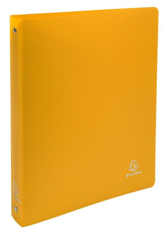 Exacompta Ringbuch 4 Ringe Polypropylen A4 Maxi Gelb 20 Stück
