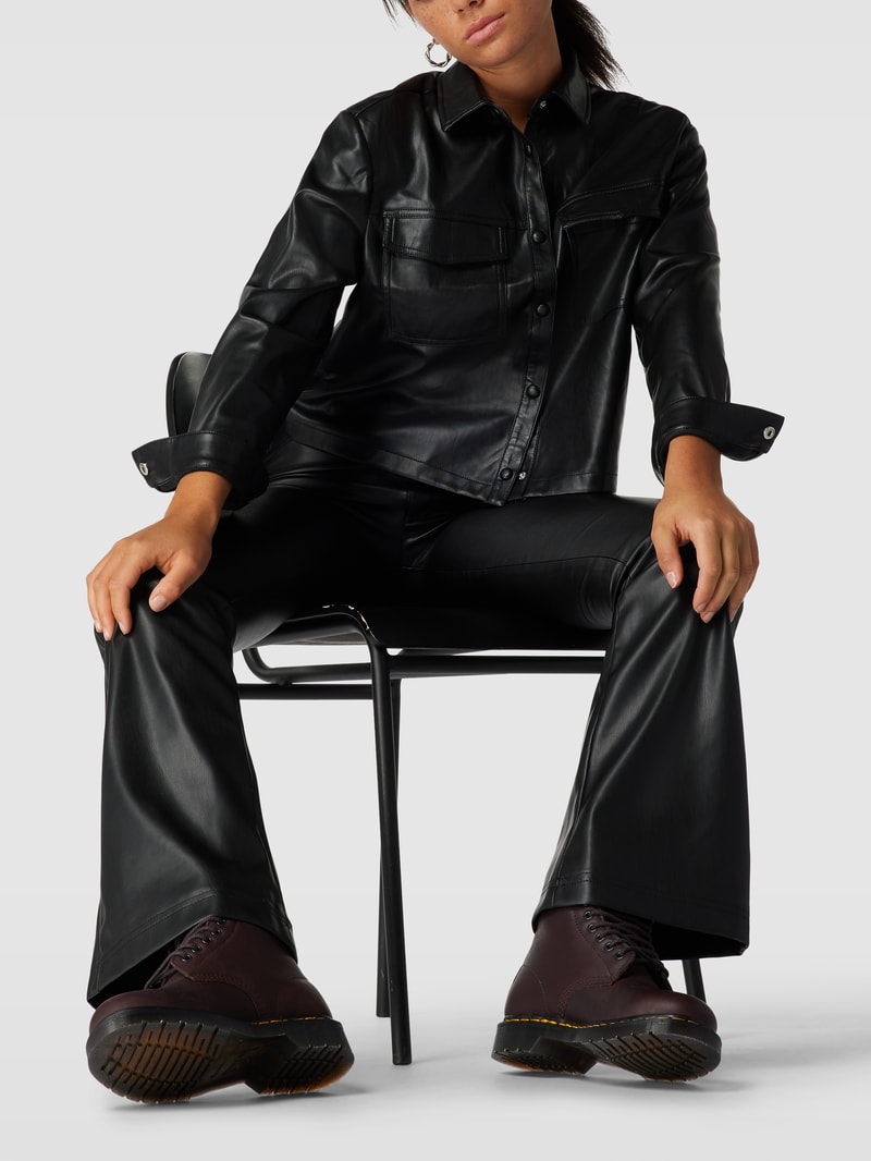 Boots aus Leder Modell 'Pascal' in dunkelbraun