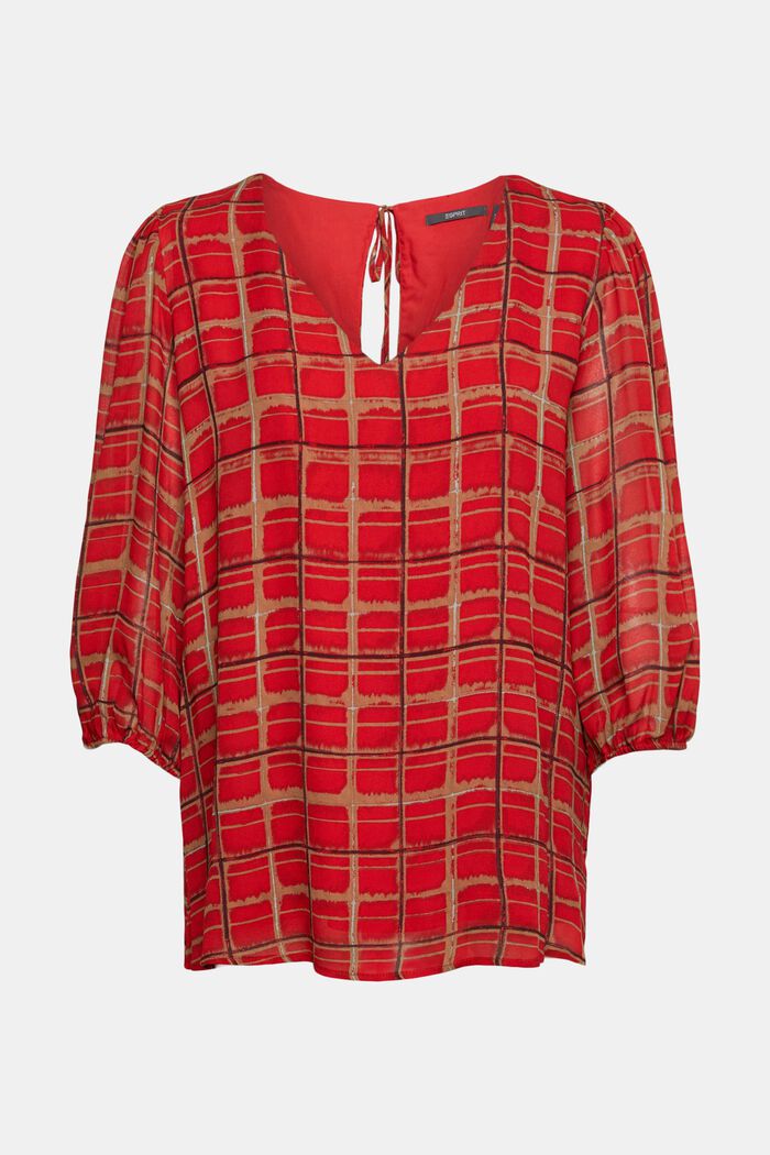 Bluse mit Muster, LENZING™ ECOVERO™