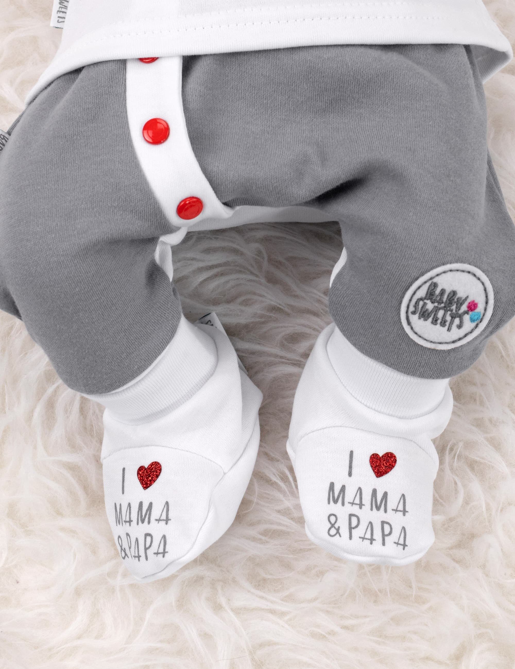 Baby Sweets Schuhe I love Mama & Papa Krabbelschuh (1-tlg)
