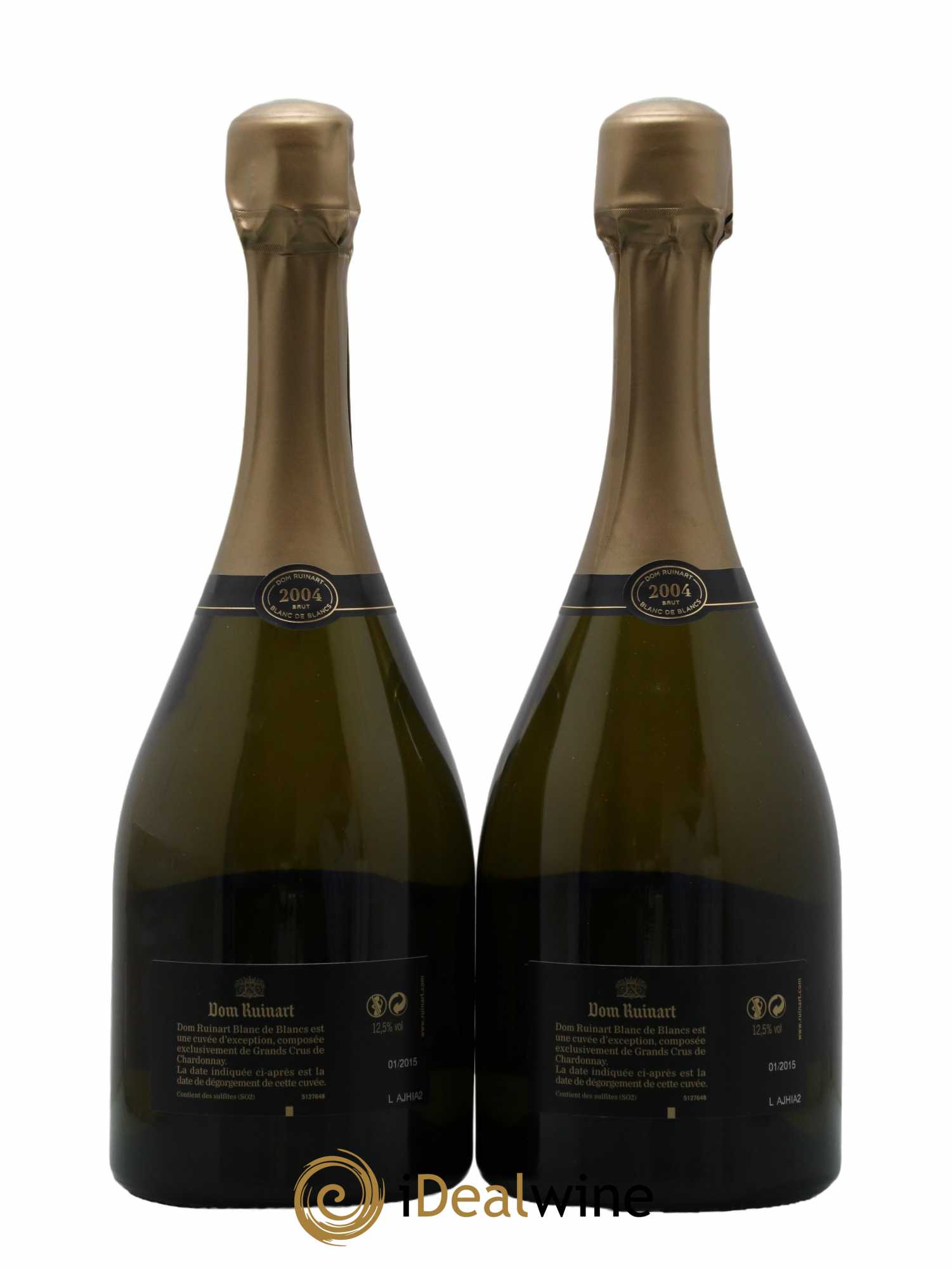 Dom Ruinart Ruinart  2004 - Lot de 2 Bouteilles