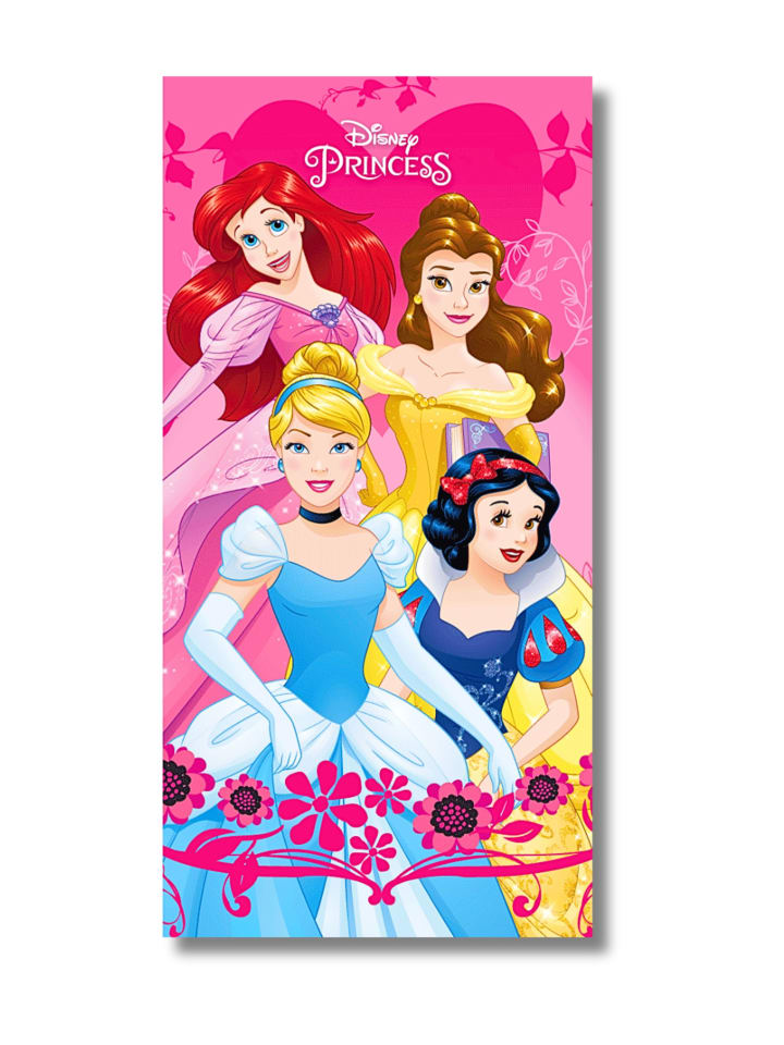 Disney Princess Strand-/Badetuch Disney Princess - (L) 140 cm x (B) 70 cm in Rosa günstig kaufen 140
