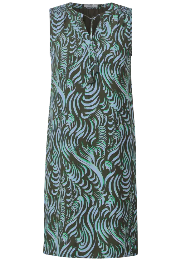 CECIL Wellenprint Crêpe Kleid