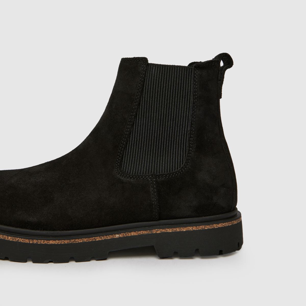 BIRKENSTOCK magasfa slip-on csizma fekete színben