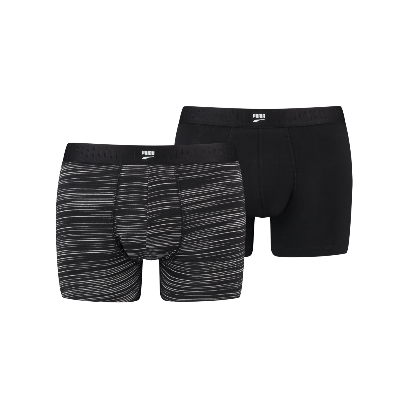 PUMA Space Dye Boxer 2er Pack Schwarz F003