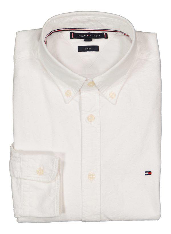 Tommy Hilfiger, Hemd, Slim Fit, Baumwolle, weiß