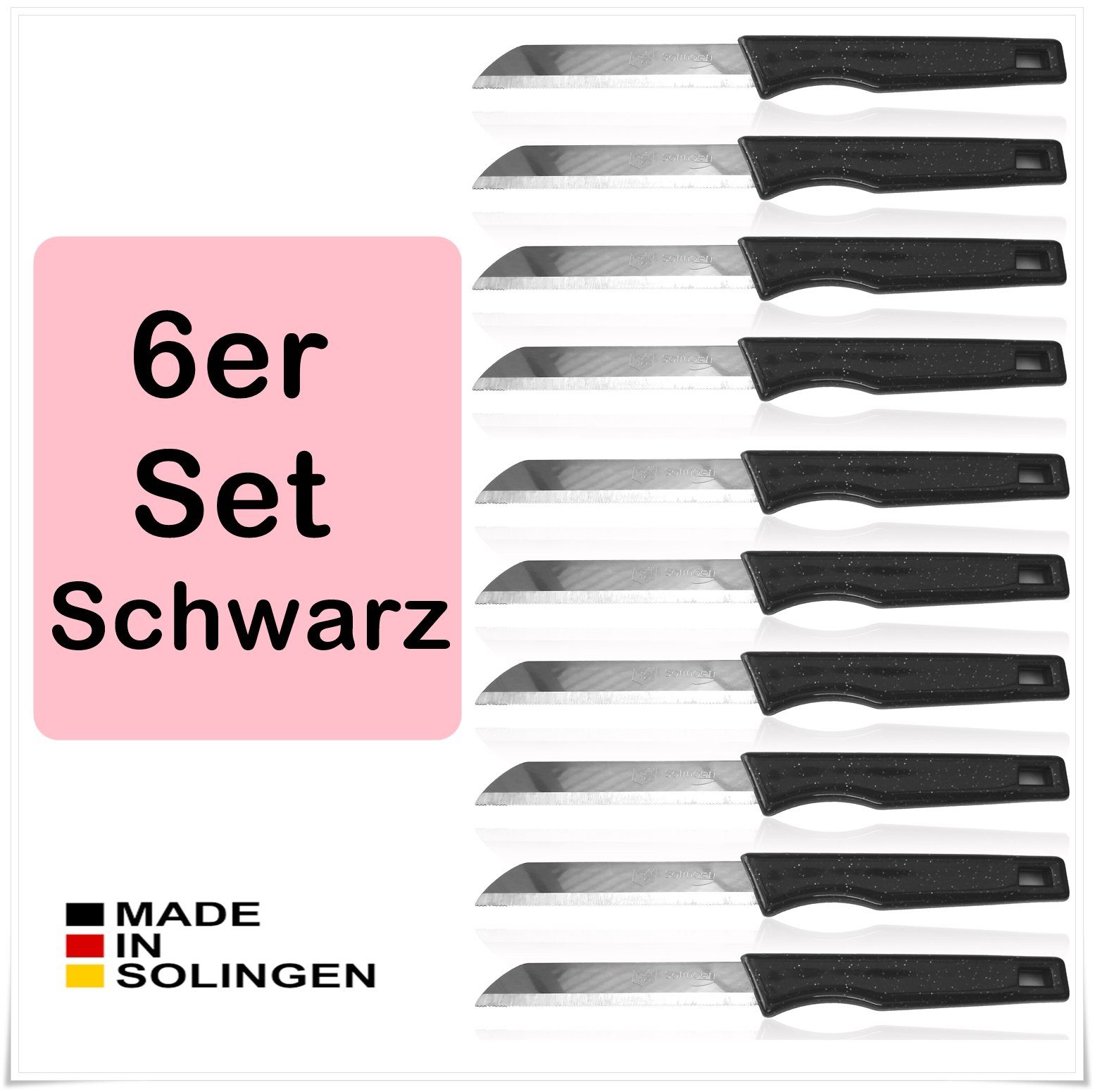 Fiora Allzweckmesser Solingen Messer Obstmesser Küchenmesser Gemüsemesser Sehr Scharf Rostfrei