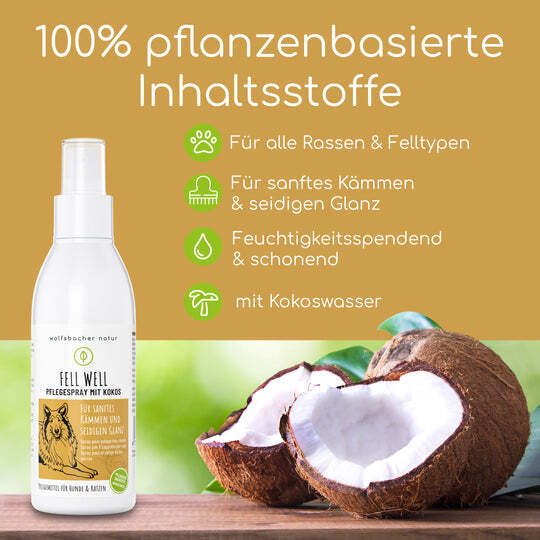 Wolfsbacher Natur Fellpflege Wolfsbacher Natur Fellpflege Spray Kokos